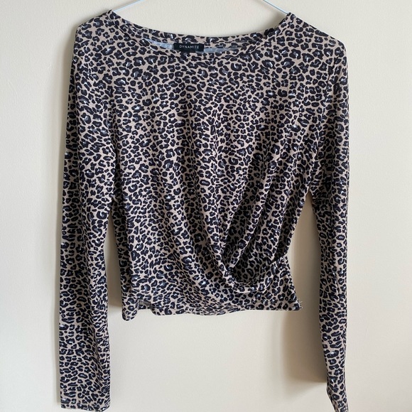 DYNAMITE leopard shirt - Picture 2 of 2
